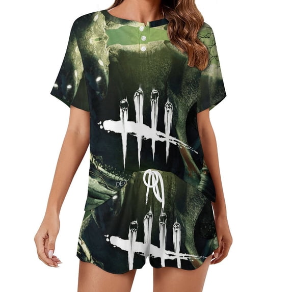 Dead by Daylight Women Pajamas Set Loungewear Sleepwear 2 Piece PJ Sets