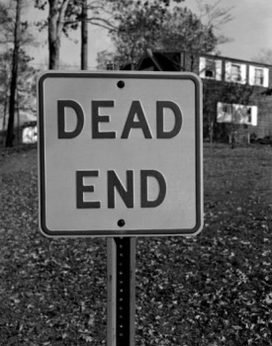 Dead end sign Canvas Art - (24 x 36)