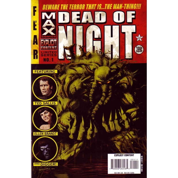 Dead of Night Featuring Man-Thing #1 VF ; Marvel Comic Book