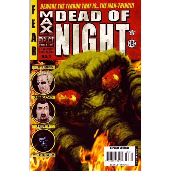 Dead of Night Featuring Man-Thing #3 VF ; Marvel Comic Book
