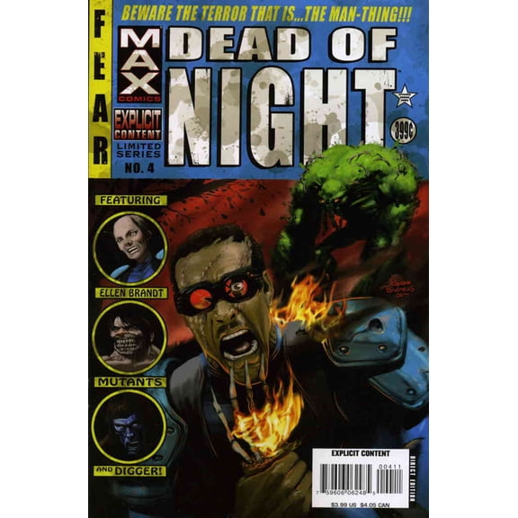 Dead of Night Featuring Man-Thing #4 VF ; Marvel Comic Book