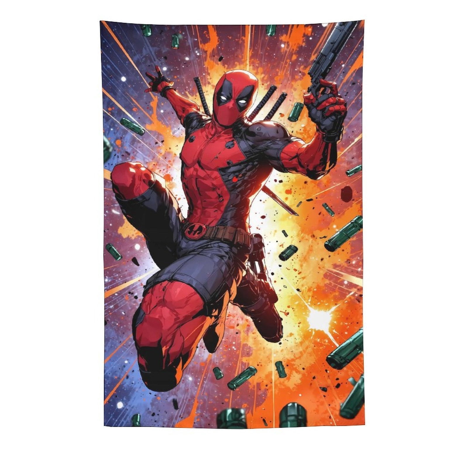 Dead-pool Tapestry, Wall Hanging Decor, Aesthetic for Bedroom, Living ...