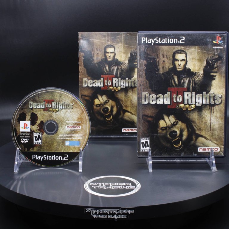 Restored Dead to Rights II Sony PlayStation 2 PS2 2005