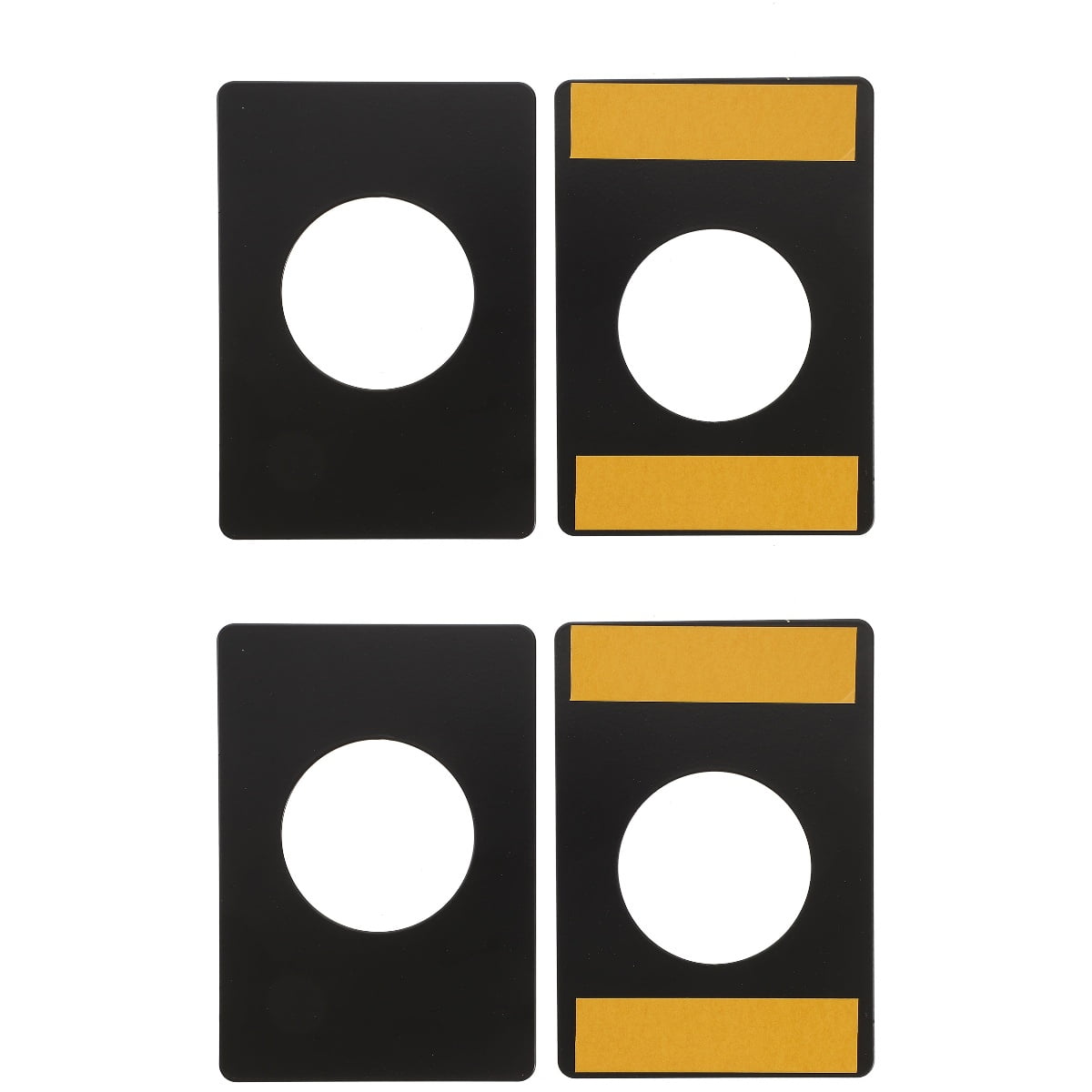 Deadbolt Installation Kit 4 Pcs Door Lock Repair Board Locks Black