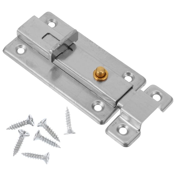 Deadbolt Pin Sliding Door Lock Bathroom Stall Latch Bolt Locks for Doors Commercial Door Lock Latch
