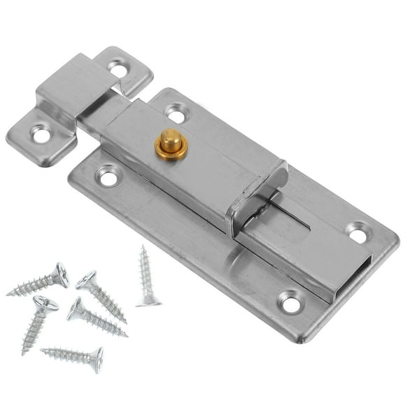 Deadbolt Pin Slide Locking Door Latches for Top of Door Bolt Lock Bathroom Stall Latch