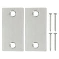 thumbnail image 1 of Deadbolt Strike Plate, Adjustable Door Strike Plate with Screws Silver, 1 of 6