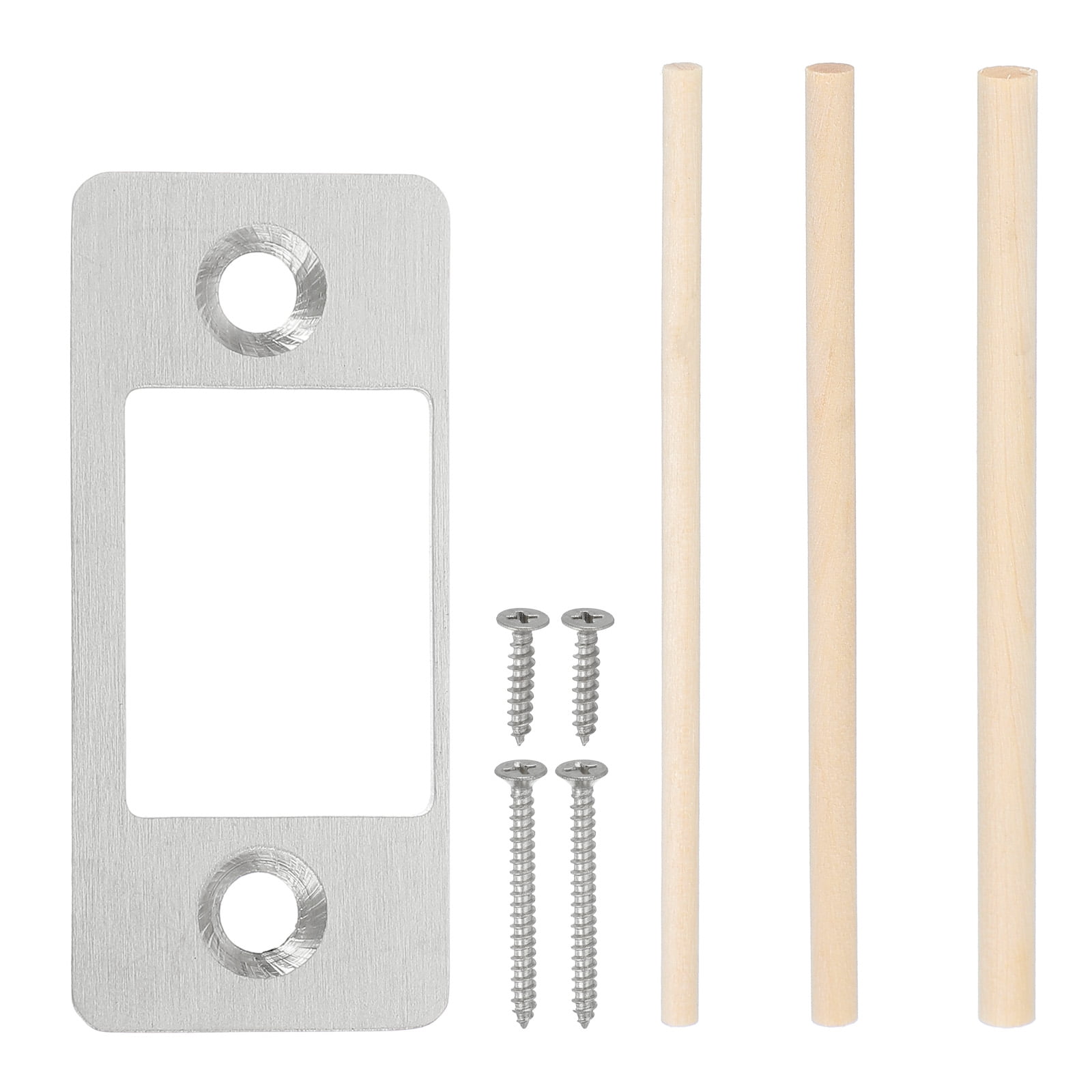Deadbolt Strike Plate, Adjustable Door Strike Plate with Screws for ...