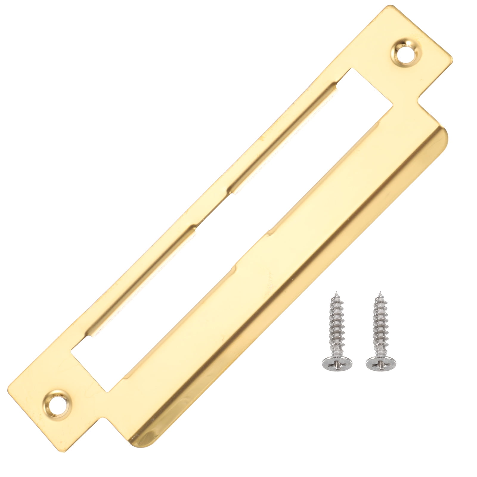 Deadbolt Strike Plate Hole Filler Stainless Steel Plate Door Kick Plate