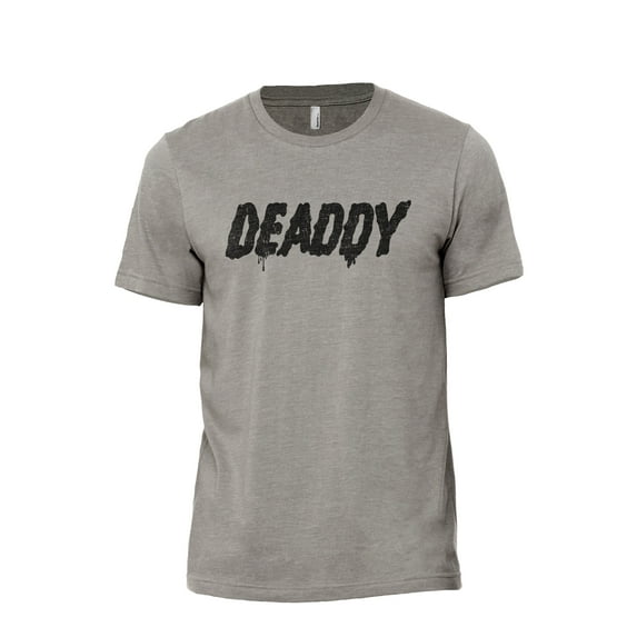 Deaddy Men's Modern Fit Fun Casual T-Shirt Printed Graphic Tee Military Grey Small