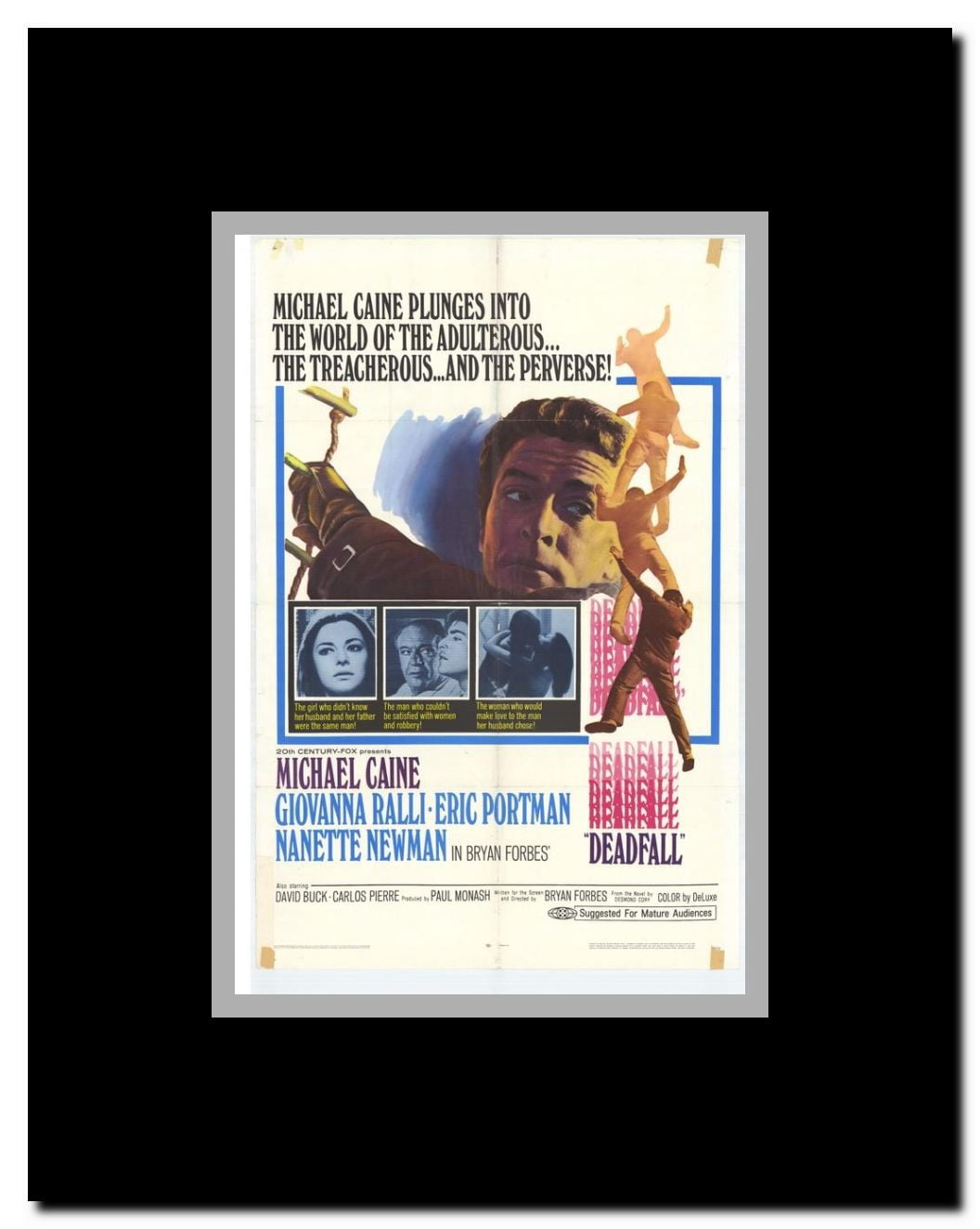 Deadfall Framed Movie Poster