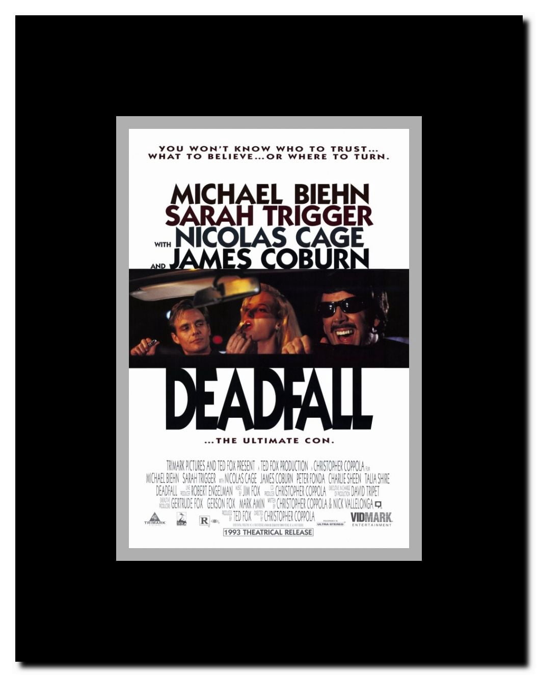 Deadfall Framed Movie Poster