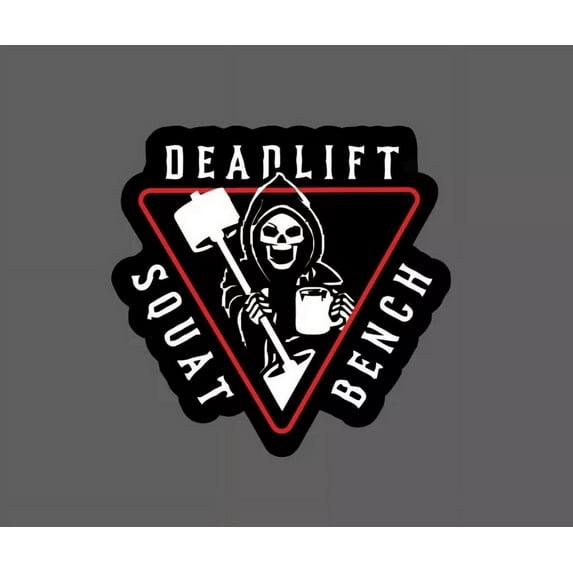 DOPASTICKER Deadlift Squat Bench Decorative Laptop, Phone Stickers ...
