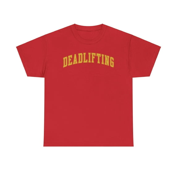 Deadlift Weightlifting Lifting Weights Workout Shirt Gifts Tshirt Crew Neck