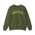 thumbnail image 1 of Deadlift Weightlifting Weights Workout Sweatshirt Gifts Crew Neck Shirt, 1 of 7