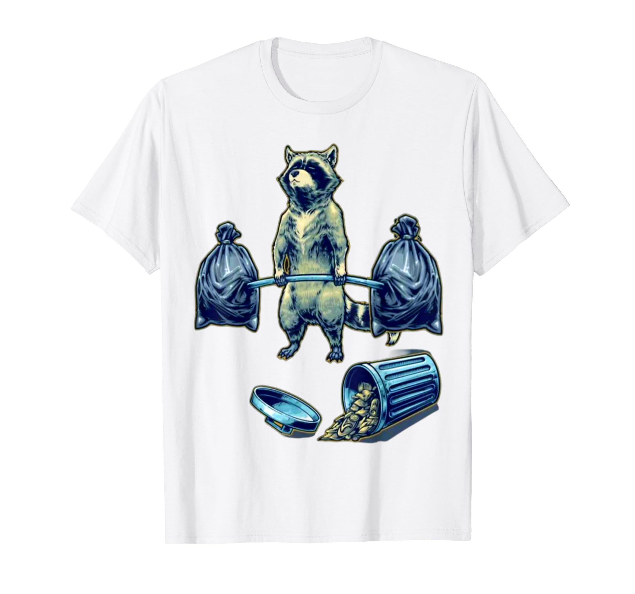 Deadlifting Raccoon Oversized Tee main image 1