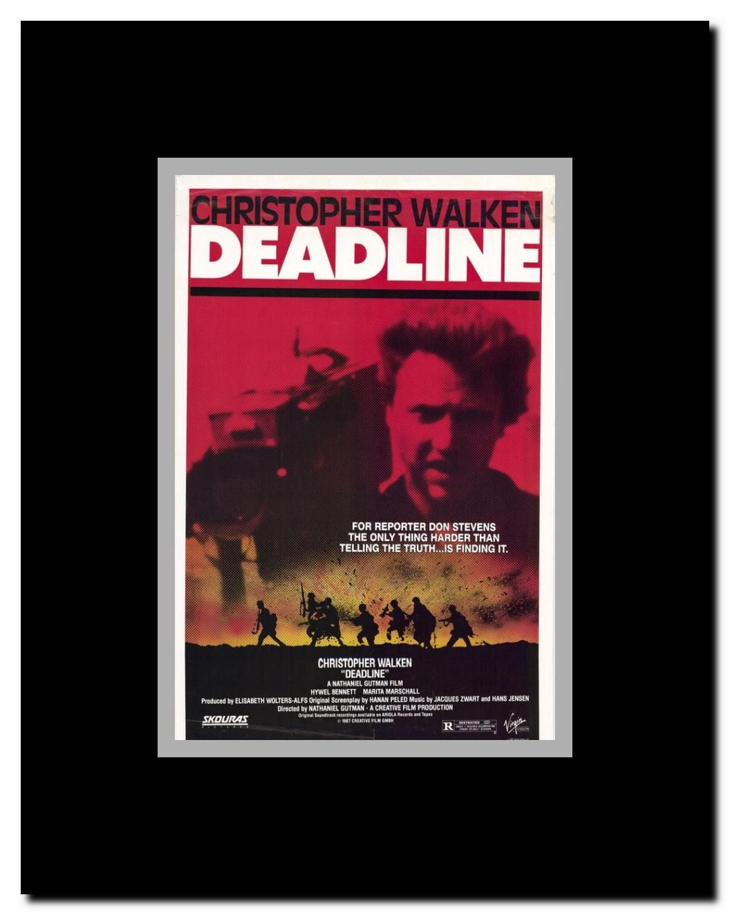 Deadline Framed Movie Poster