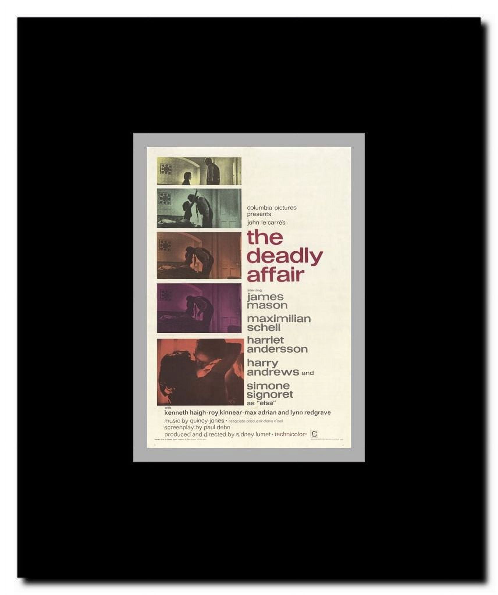Deadly Affair Framed Movie Poster