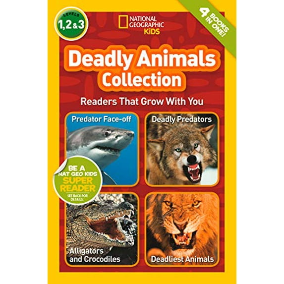 Pre-Owned Deadly Animals Collection (National Geographic Kids Readers, Levels 1, 2, & 3): Readers That Grow with You (Paperback) 1426335156 9781426335150