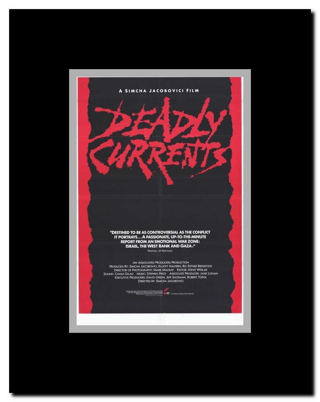 Deadly Currents Framed Movie Poster