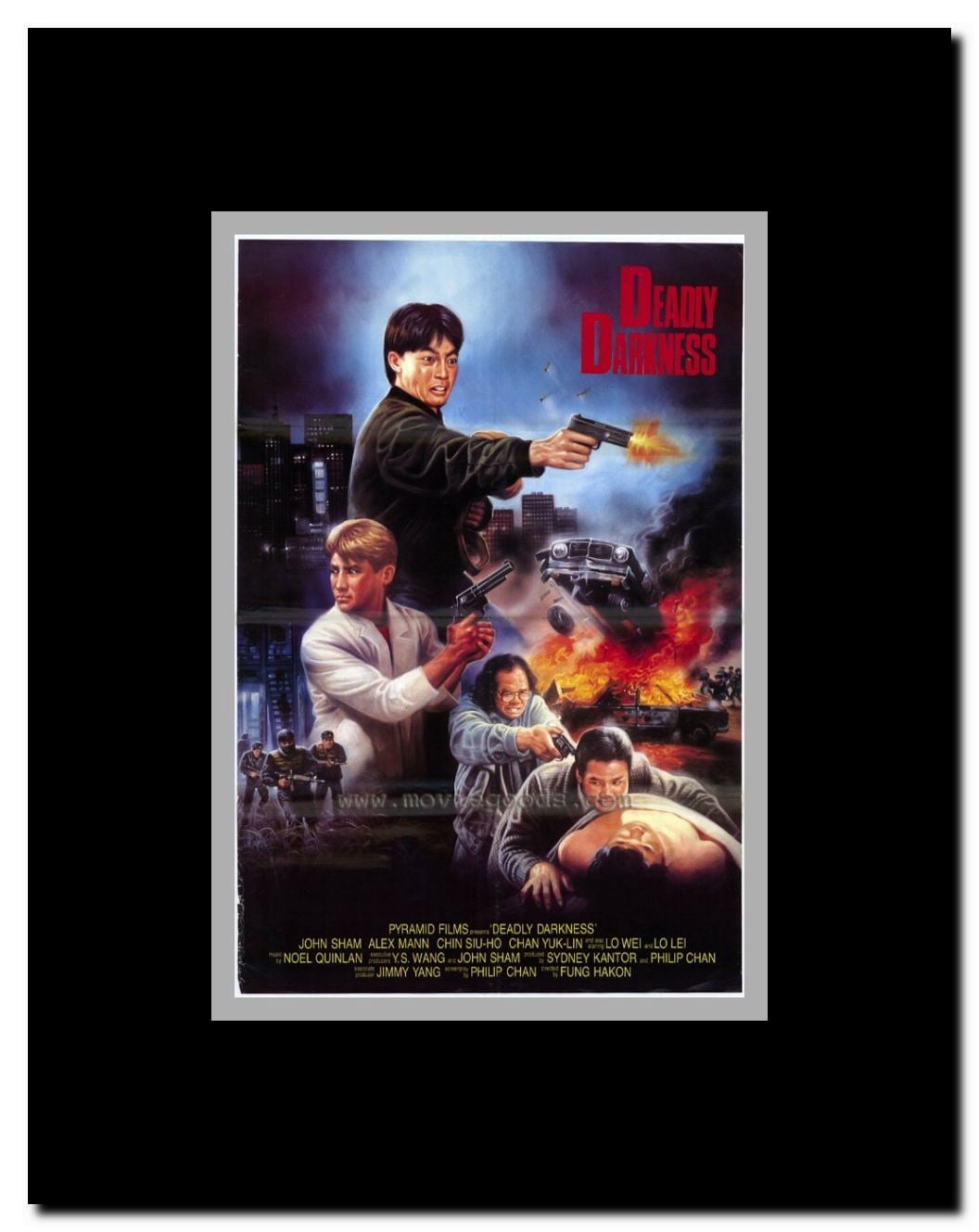 Deadly Darkness Framed Movie Poster