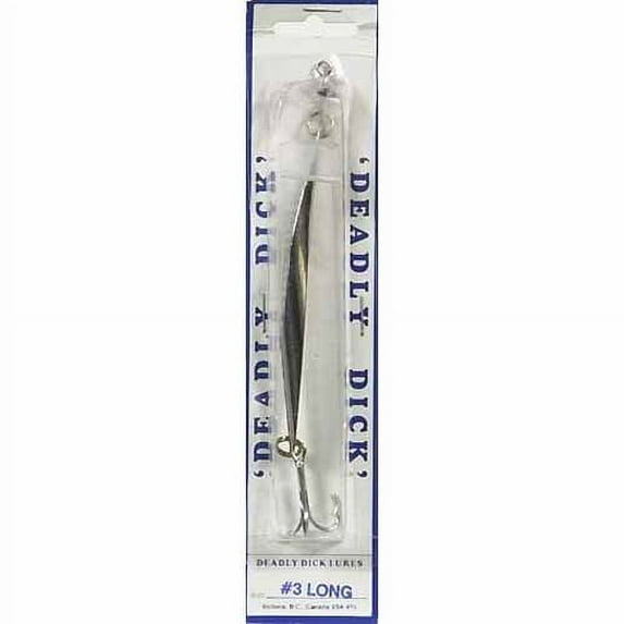 Deadly Dick Long Casting/Jigging Spoon 3 OZ SILVER REFRACTA