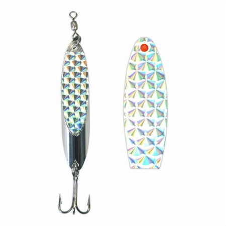 Deadly Dick SCL2-01 Standard Lure Casting Jig, 2oz, Refracta Silver