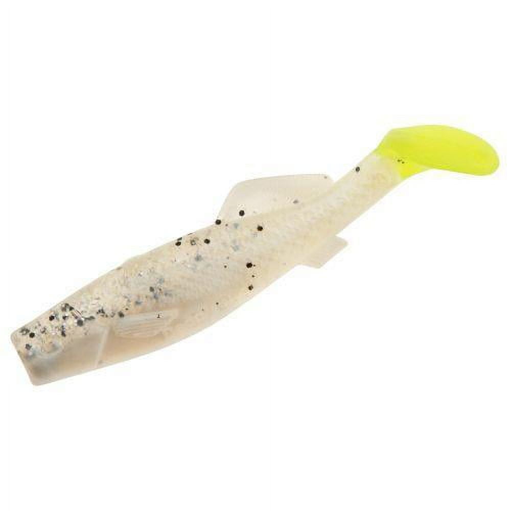 Deadly Dudley Bay Choive Minnow Soft Bait, Salt and Pepper Chartreuse, 3-Inch Multi-Colored