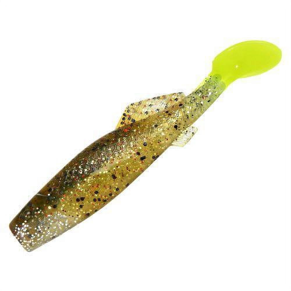 Deadly Dudley DDBC-237 Bay Frogbreath/ Chartruese Trout Fishing Soft Plastic