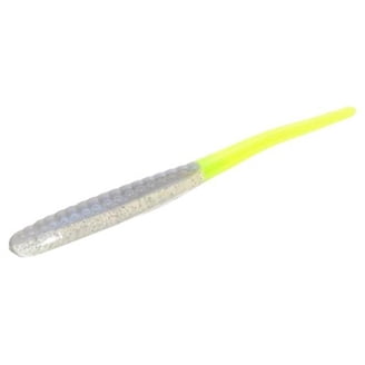 deadly dudley fishing lures V&G Terror Tails JR 3-1/4" Chartreuse Red Tail Qty 10 Deadly Dudley Fishing Bait &