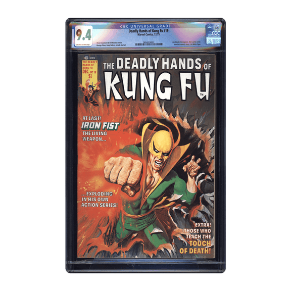 Deadly Hands of Kung Fu #19 - CGC 9.4 Comic Book