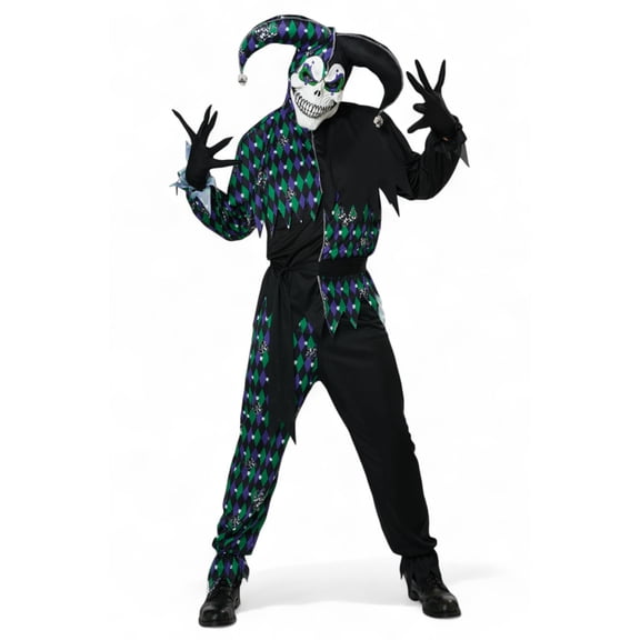 California Costumes Deadly Jester Adult Costume | X-Large Unisex