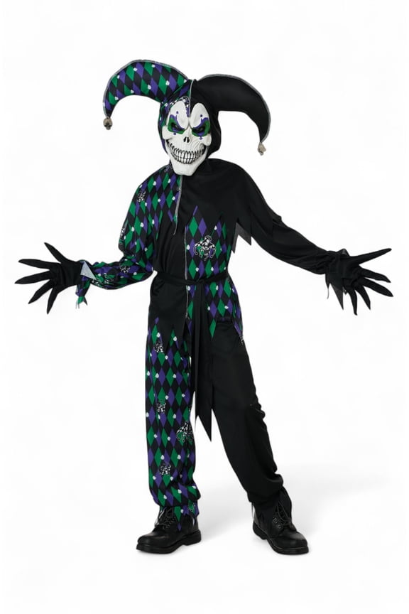 Deadly Jester Child Costume | X-Large Male