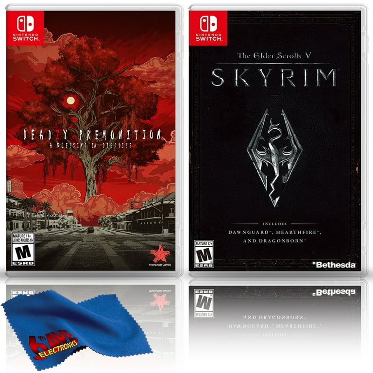 Deadly Premonition 2: A Blessing in Disguise + The Elder Scrolls V: Skyrim  - Two Game Bundle - Nintendo Switch