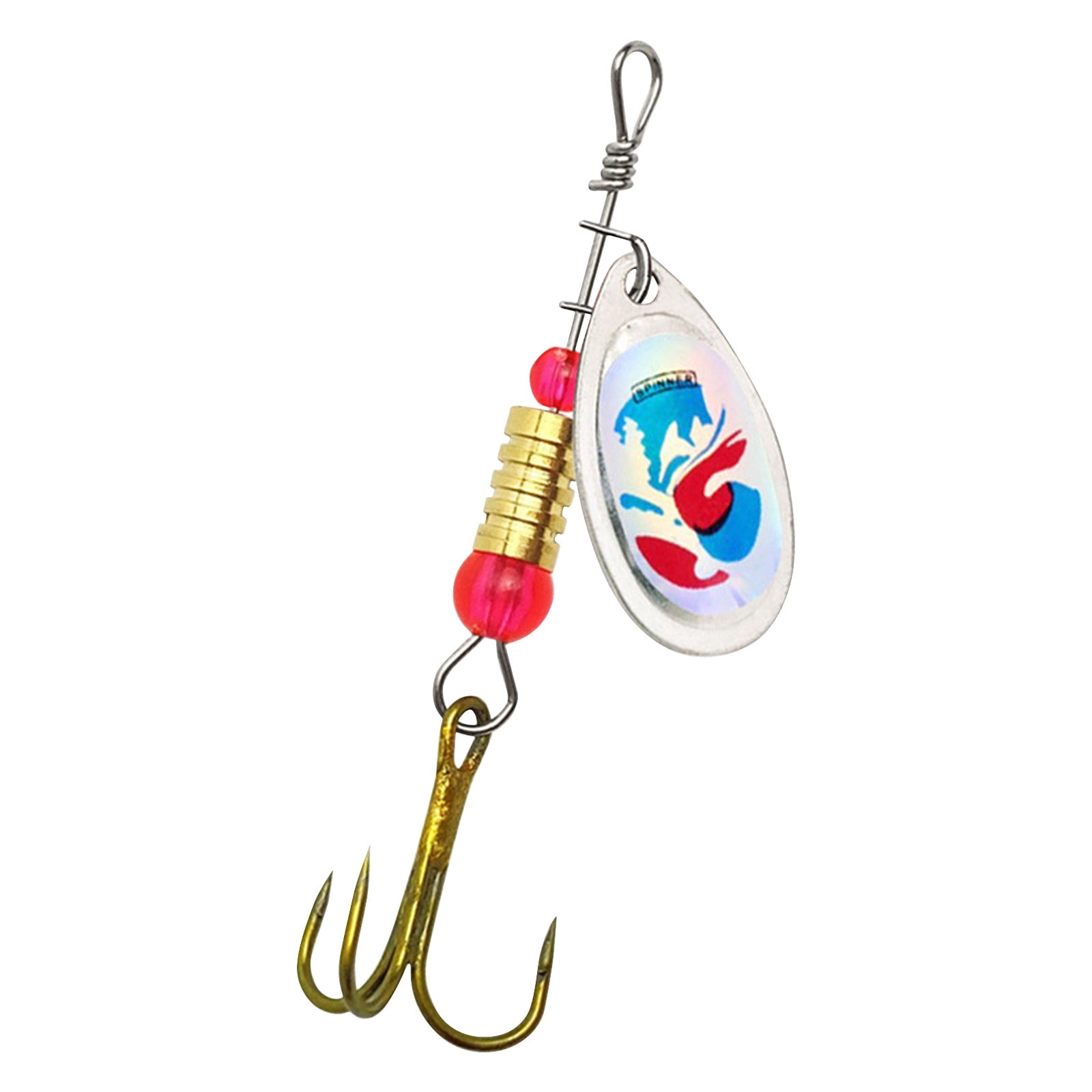 Deadly Rooster Tail Fish Fake Fish - Trout Fake Fish With Brass, 10 ...