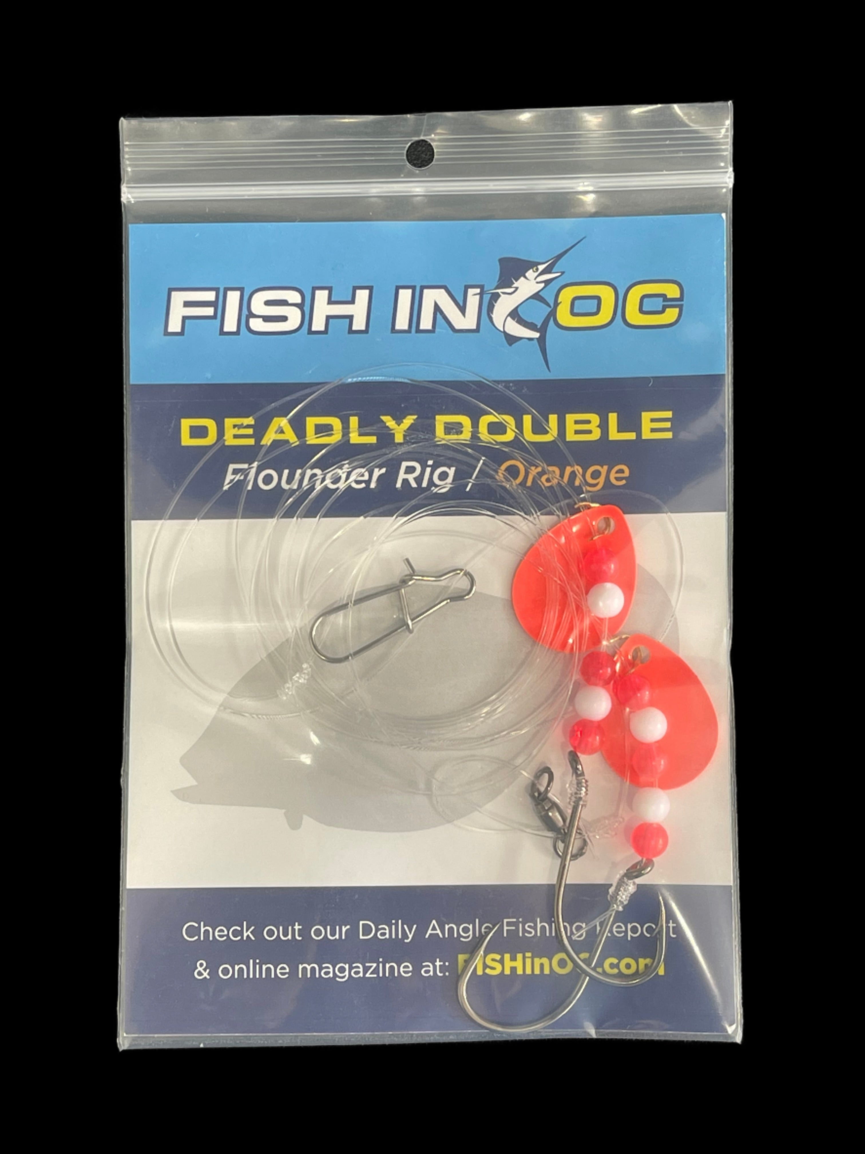 Deadly Double Flounder Rig for Saltwater Fishing with Chartreuse
