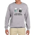 thumbnail image 1 of Deadly Weapon Sweatshirt Men -GoatDeals Designs, Male 4X-Large, 1 of 4