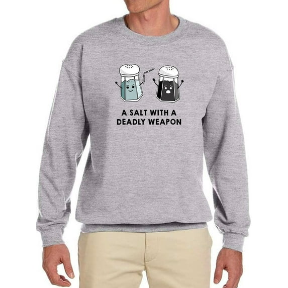 Deadly Weapon Sweatshirt Men -GoatDeals Designs, Male XX-Large