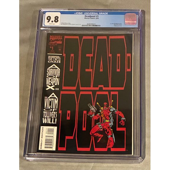 Deadpool #1 - CGC 9.8 Comic Book