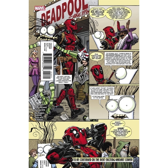 Deadpool #18 Koblish Secret Comic Var (Koblish Secret Comic Var) Marvel Comics Comic Book