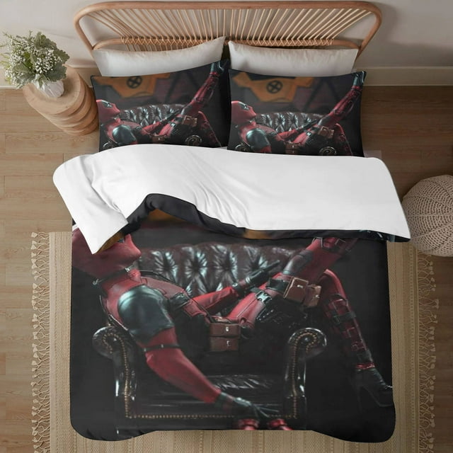 Deadpool 228*228CM Three Piece Bedding Set - Walmart.com