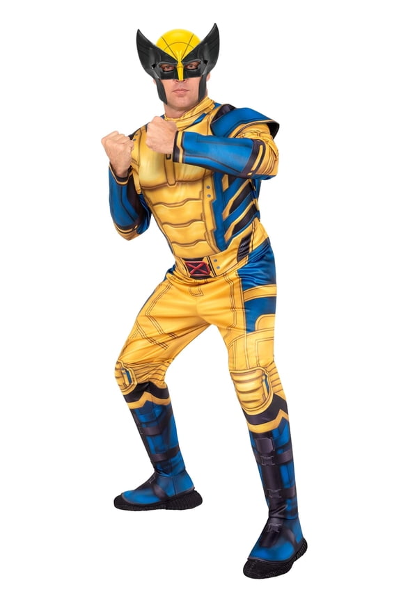 Morris Costumes JWC5407L Qualux Marvel Deadpool & Wolverine Costume for Adults - Large