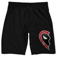 thumbnail image 1 of Deadpool 3 Deadpool Best Friend Heart Men's Black Sleep Pajama Shorts-XXL, 1 of 3