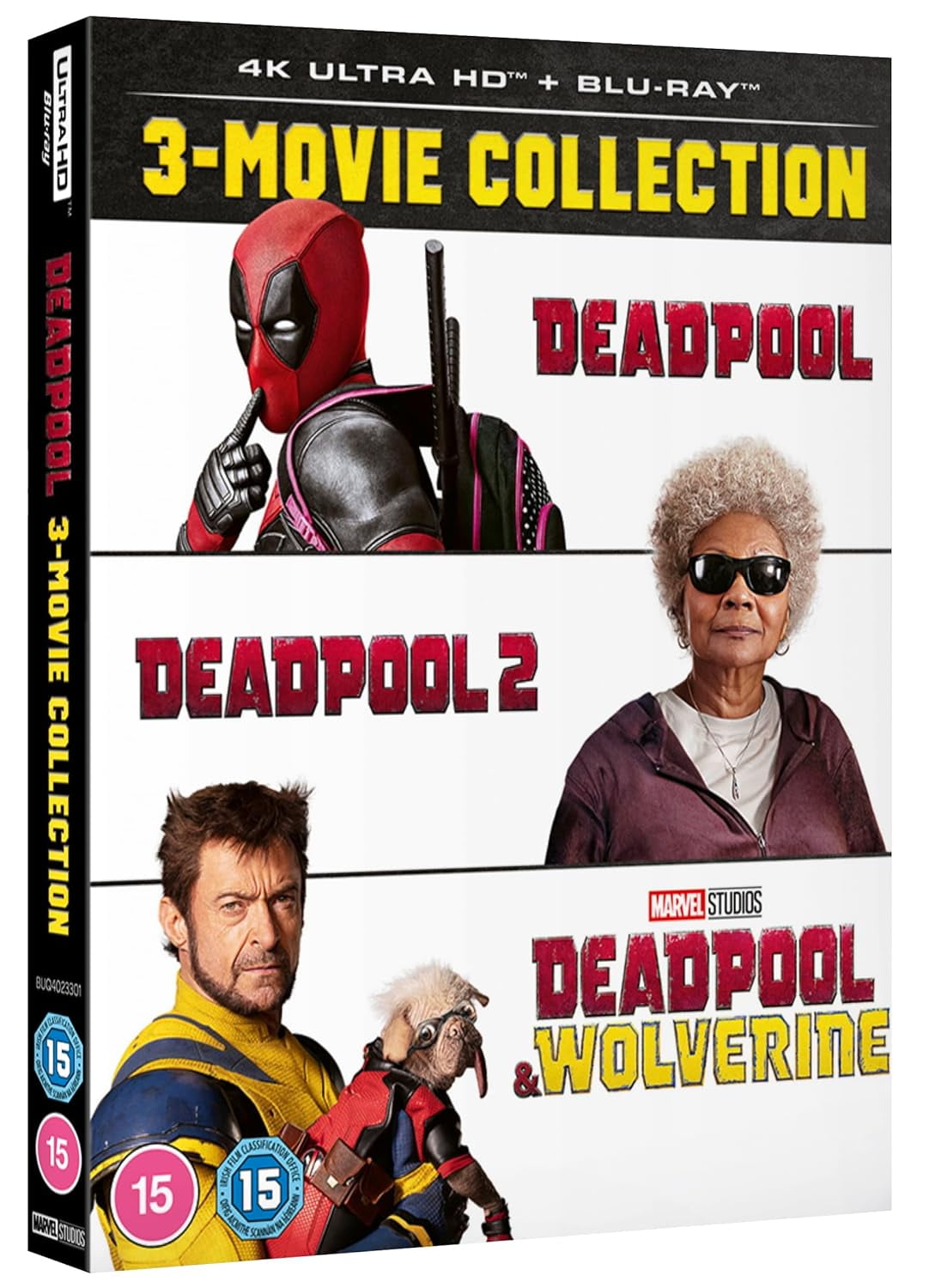 Deadpool: 3-Movie 4K + Blu-ray Collection Region Free 6 Disc Set