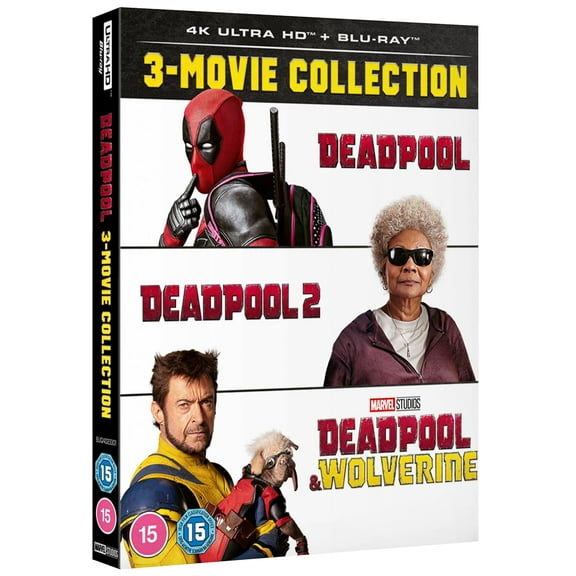 Deadpool: 3-Movie 4K + Blu-ray Collection Region Free 6 Disc Set