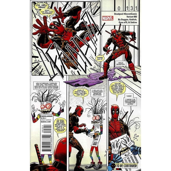 Deadpool (5th Series) #2A VF ; Marvel Comic Book