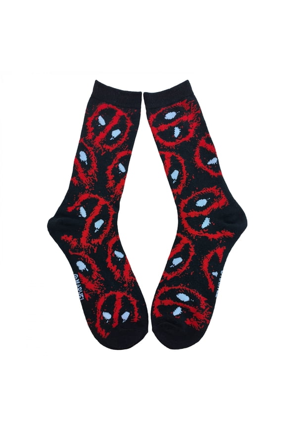 Splatter Logo Collage Crew Socks