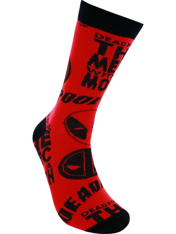 Deadpool All Over Print Crew Socks