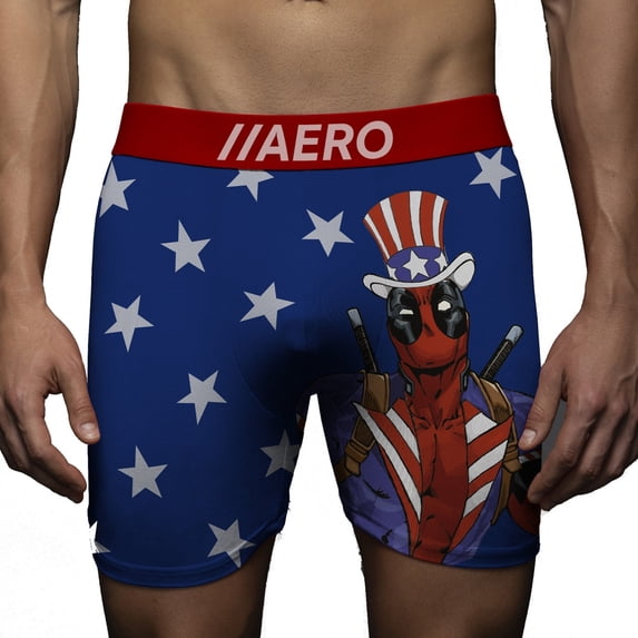 Deadpool Americana Boxer Briefs-Large