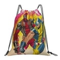 thumbnail image 1 of Deadpool And Wolverine Backpack Sports Gym Bag Lightweight Draw String Backpacks for Women Teen Travel Workout Yoga Swim Beach Pool 16 x 14 inch, 1 of 5